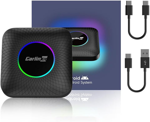 CarlinKit 2024 New Android 13 AIBOX LED: Wireless CarPlay Android Auto Adapter for CarPlay 8GB+128GB  Support YouTube Netflix Disney+