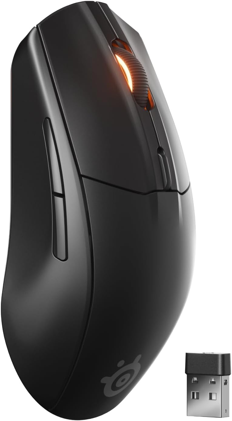 SteelSeries Rival 3 Wireless Gen 2 Gaming Mouse — 2.4GHz and Bluetooth