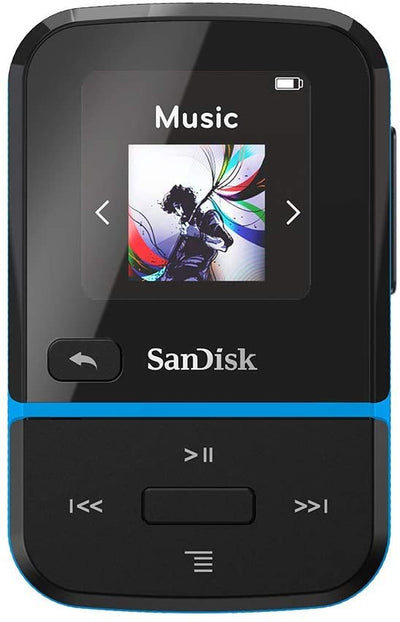 SanDisk Clip Sport GO MP3 Player 16GB - Blue