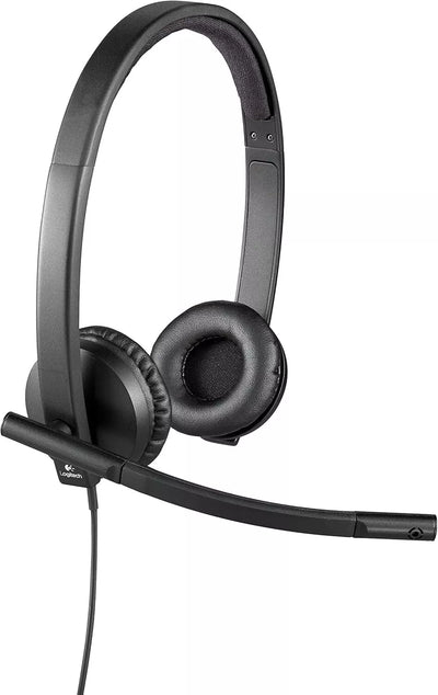 Logitech H570e Wired Headset, Stereo Headphones