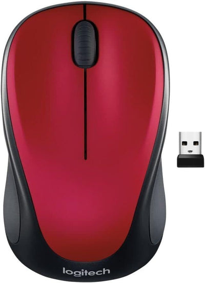 Logitech M317 Wireless Mouse - Red