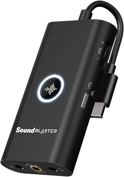 Creative Sound Blaster G3 Portable Console Gaming External Sound Card