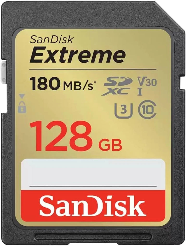 Sandisk Extreme 128GB SDXC Memory Card up to 180MB/s