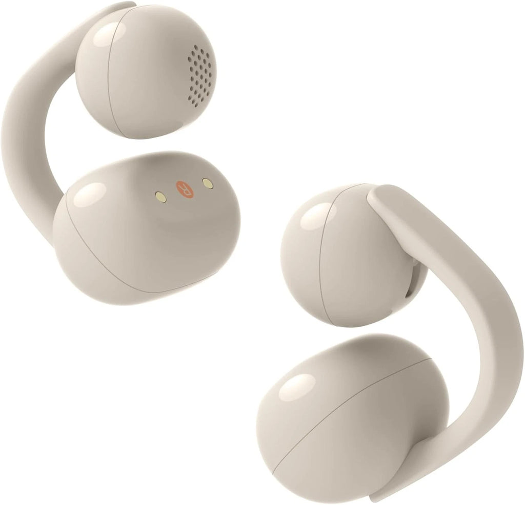 Sony WF-LC900 LinkBuds Clip Open-Ear Headphones –Greige