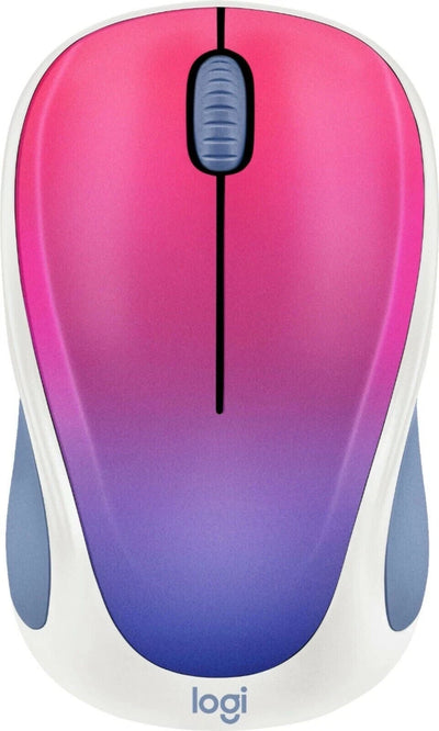 Logitech M317C Wireless Mouse  Blue Blush