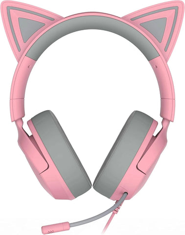 Razer Kraken Kitty V3 X Wired Gaming Headset: Kitty Ears - Pink