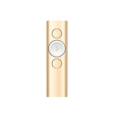 Logitech Spotlight Remote Wireless Presenter USB Bluetooth Range 30m GOLD