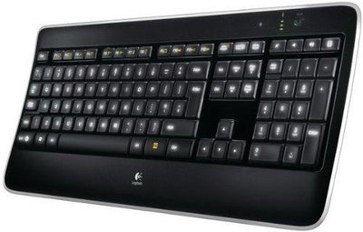 LOGITECH K800 Illuminated Wireless Keyboard Black UK QWERTY LAYOUT unifying
