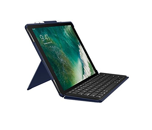 Logitech SLIM COMBO iPad Pro 12.9-inch Keyboard Case BLUE UK QWERTY layout