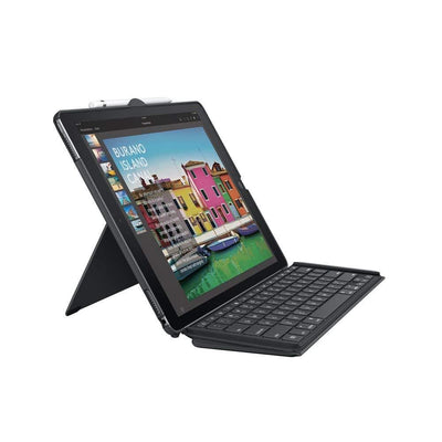 Logitech SLIM COMBO iPad Pro 12.9-inch Keyboard Case QWERTY BLACK UK LAYOUT