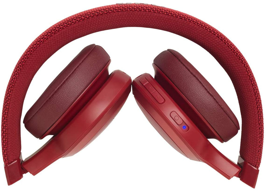 JBL Live 400BT On-Ear Wireless Headphones - Red