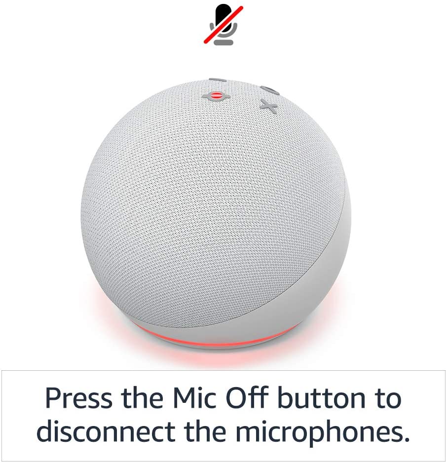 Amazon Echo Dot 4TH Generation - Glacier White