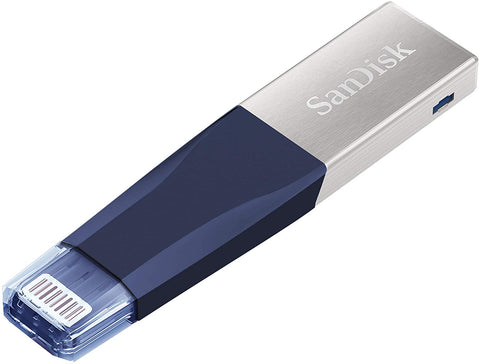 SanDisk USB 3.0 iXpand Mini 64GB Flash Drive Stick Blue