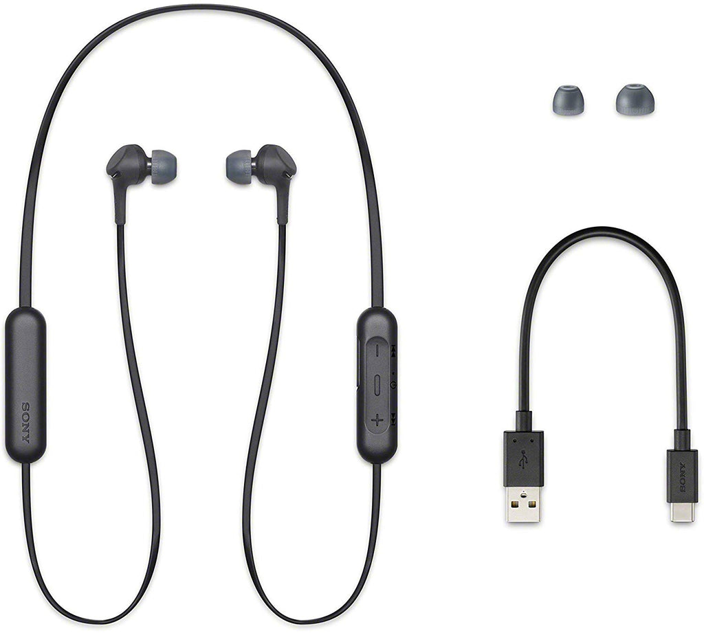Sony WI-XB400 Extra Bass Wireless In-Ear Headphones - Black