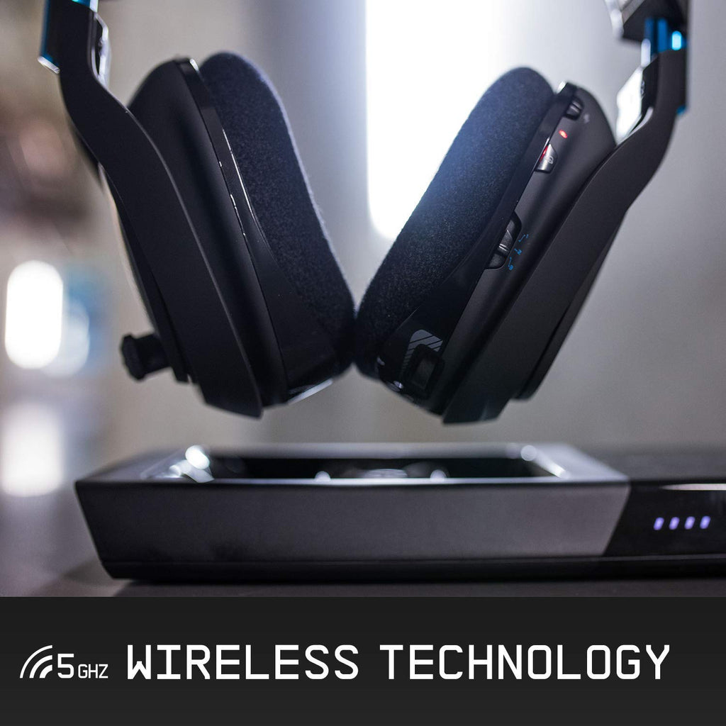 ASTRO Gaming by Logitech A50 Wireless Headset+Base Station PS4 & PC  Black/Blue