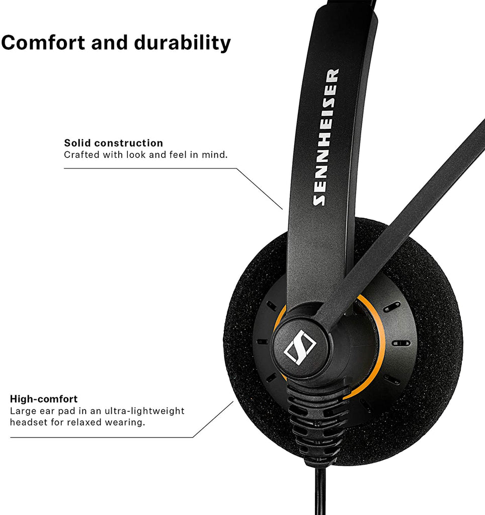 Sennheiser SC30 USB Monaural Microsoft Lync Headset - Black