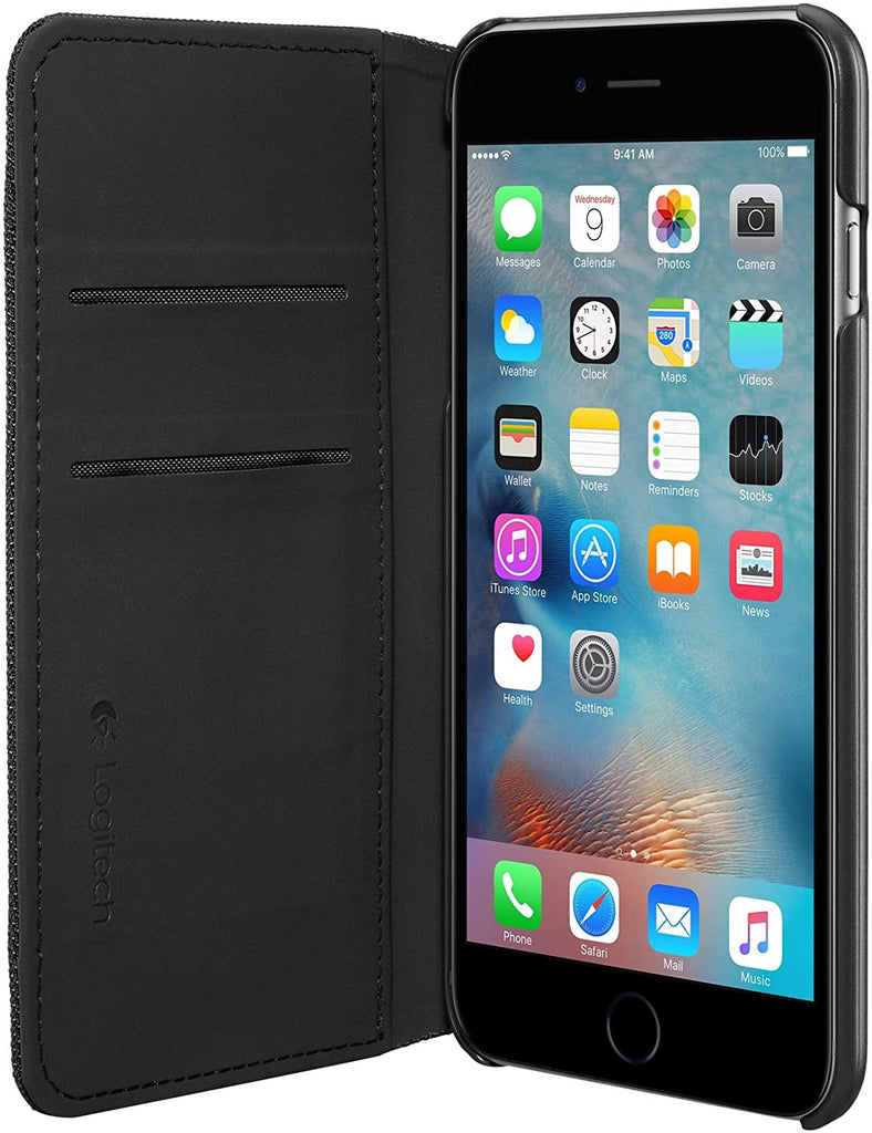 Logitech Folio Case for Apple iPhone 6 Plus, 6s Plus Black