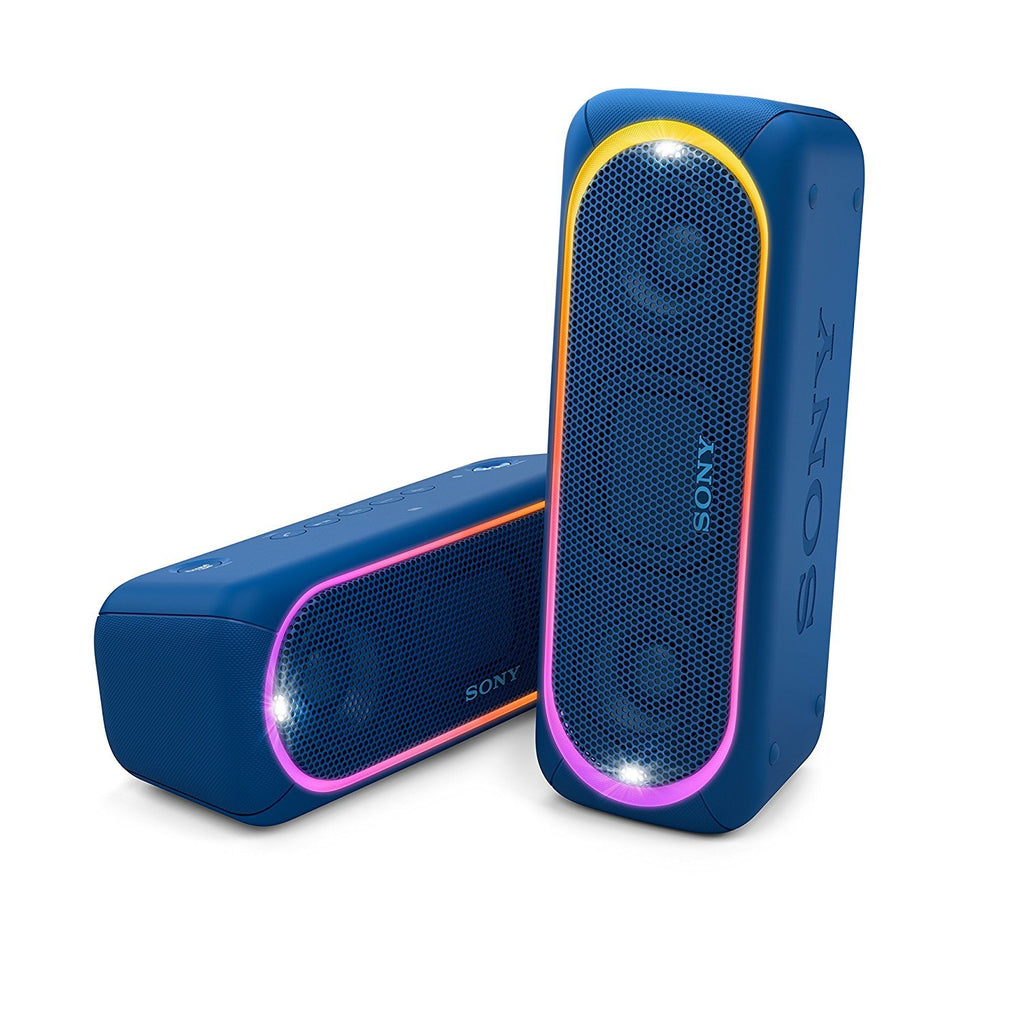 Sony SRS-XB30 Portable Wireless Speaker with Extra Bass and Lighting BLUE !A - Fatbat UK