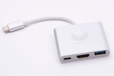 Black Stork USB 3.1 Type c to HDMI Adapter -  Silver
