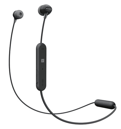 Sony WI-C300 Bluetooth NFC Wireless In-Ear Headphones with Mic Remote, Black
