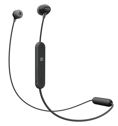 Sony WI-C300 Bluetooth NFC Wireless In-Ear Headphones with Mic Remote, Black