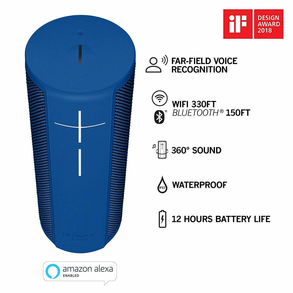 Ultimate Ears Blast Loud Bluetooth WI-FI Waterproof Speaker Alexa Voice control