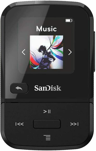 SanDisk Clip Sport GO MP3 Player 16GB - Black