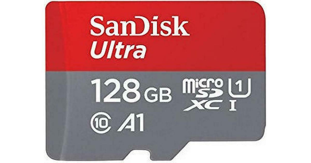 Sandisk 128gb Ultra micro SDXC memory card class 10 A1 U1