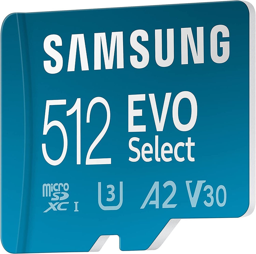 Samsung EVO Select 512GB microSDXC UHS-I U3 Memory Card
