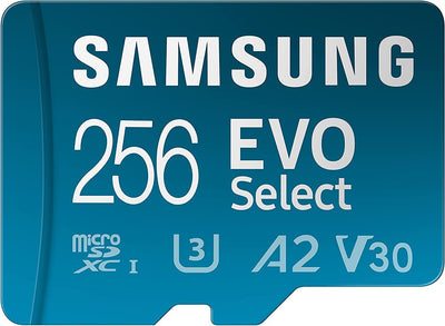 Samsung EVO Select 256GB microSDXC UHS-I U3 Memory Card