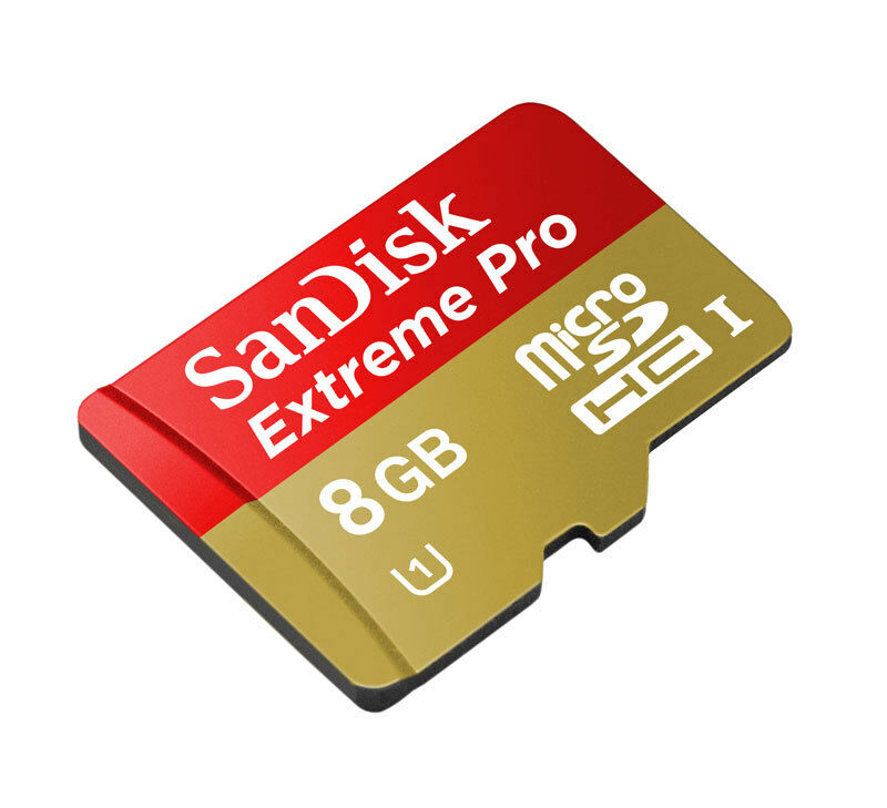 SanDisk Extreme Pro micro SDHC 8GB U1 95 MB/s For Go Pro Hero