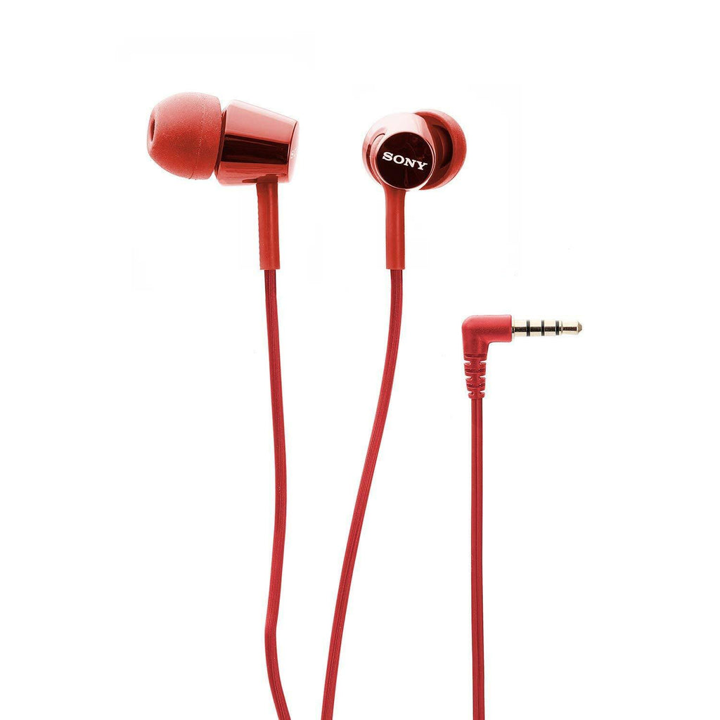 Sony MDR-EX155AP Headphones RED
