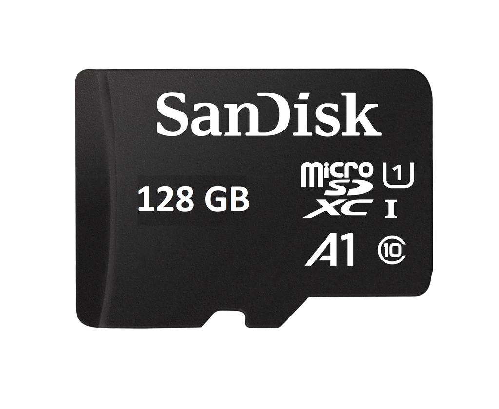 SanDisk Micro 128GB  A1, U1, C10 memory card