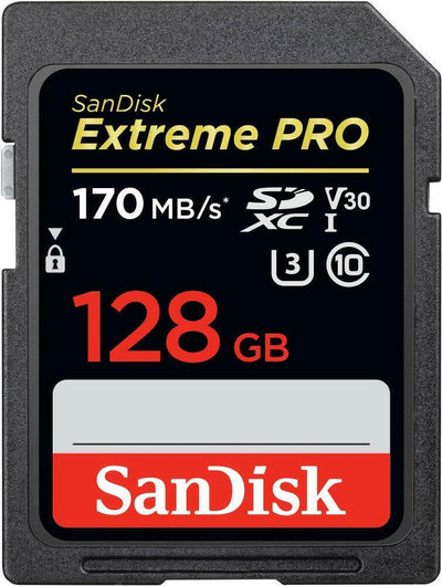 SanDisk Extreme Pro 128GB SDHC Memory SD Card
