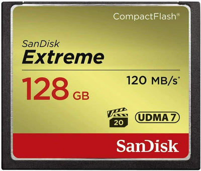 Sandisk Extreme 128gb Compact Flash Memory Card
