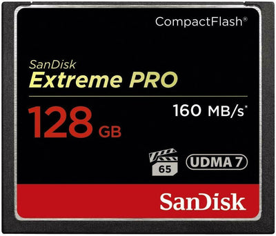 Sandisk Extreme PRO 128gb Compact Flash Memory Card