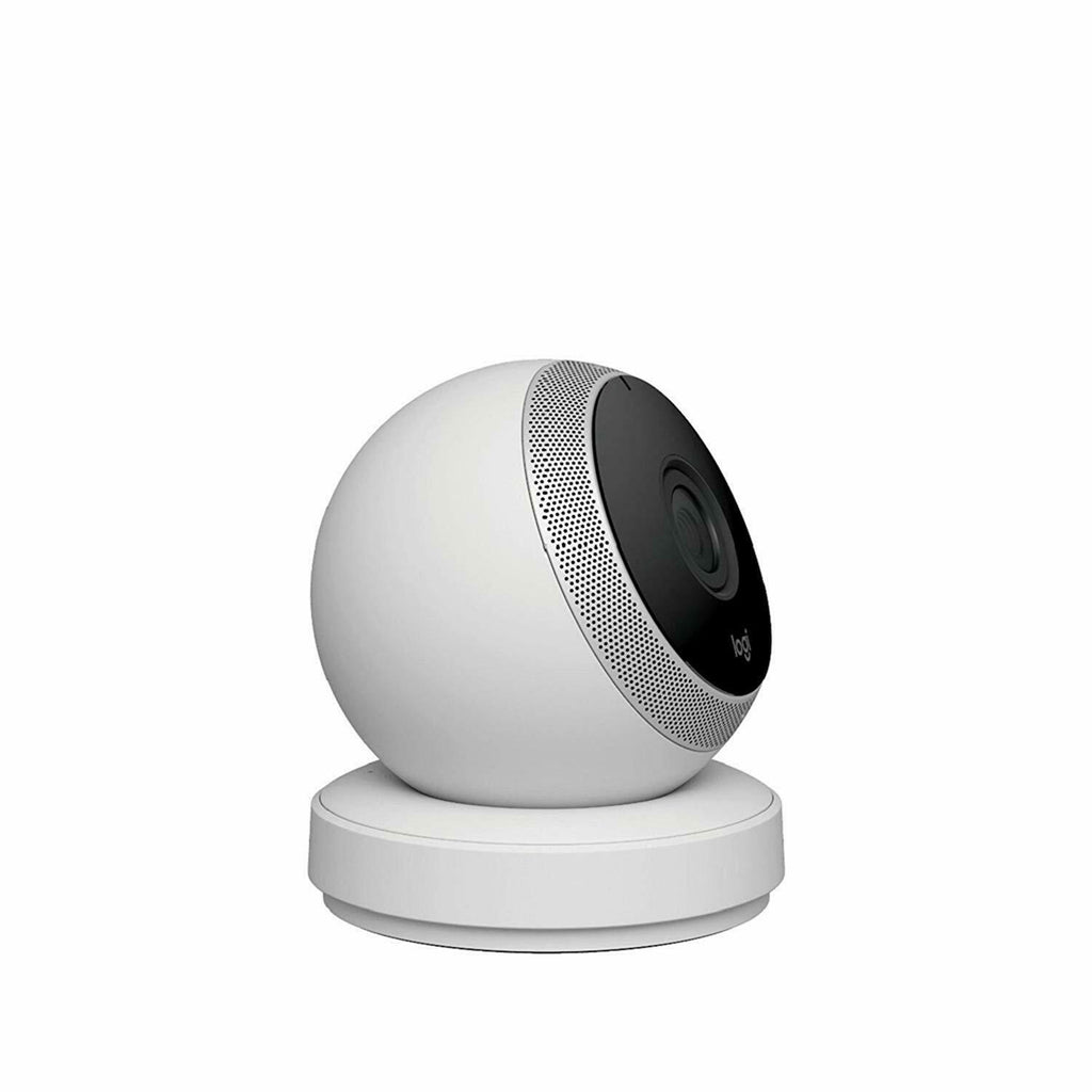 Logitech Circle Wireless HD Video Security Camera with 2 way talk WIFI -WHITE