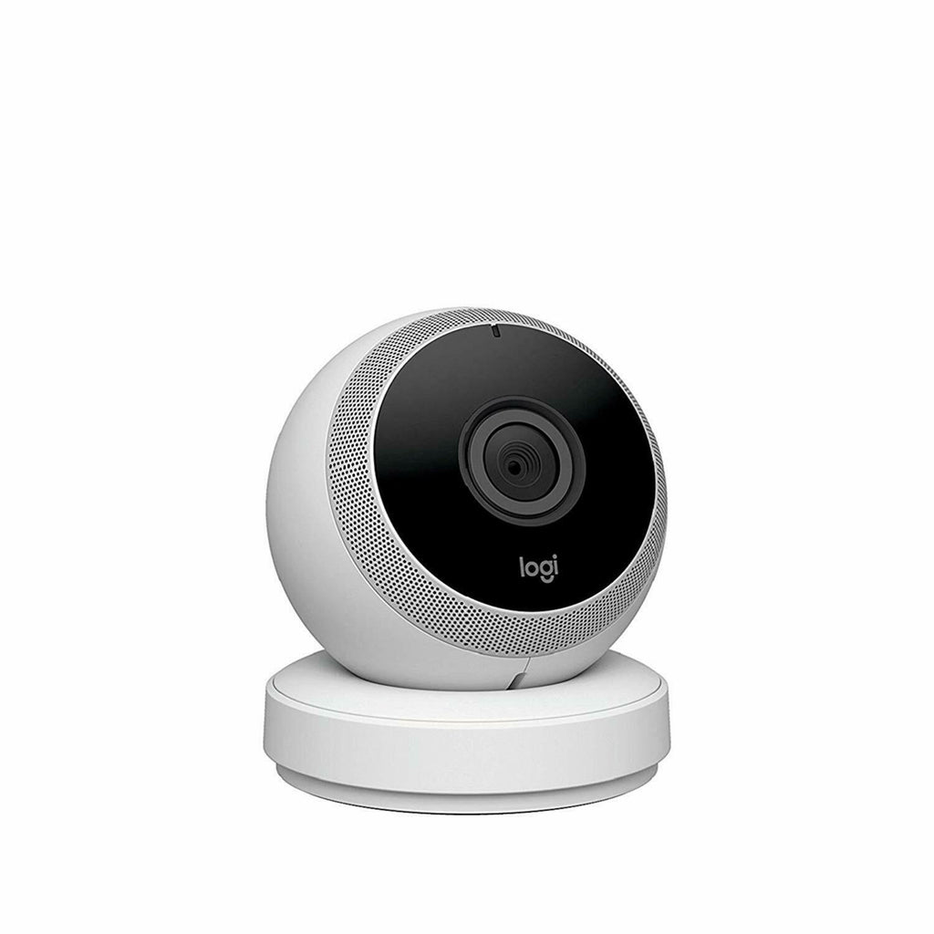 Logitech Circle Wireless HD Video Security Camera with 2 way talk WIFI -WHITE