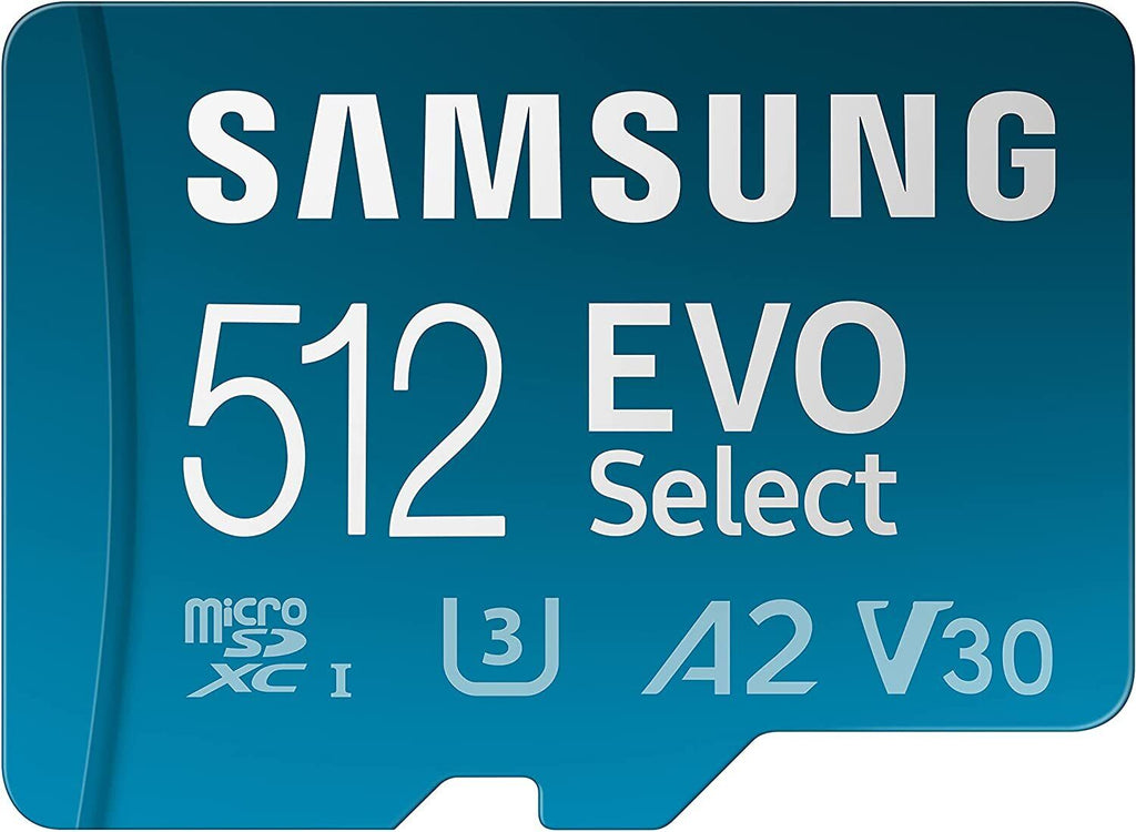 Samsung EVO Select 512GB microSDXC UHS-I U3 Memory Card