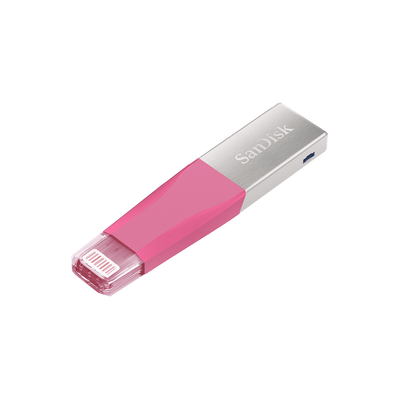 SanDisk USB 3.0 iXpand Mini 256GB Flash Drive Stick Pink