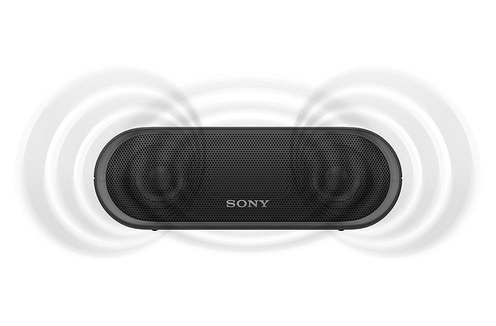 Sony SRS-XB20 Portable Wireless Speaker with Extra Bass and Lighting Black !B - Fatbat UK