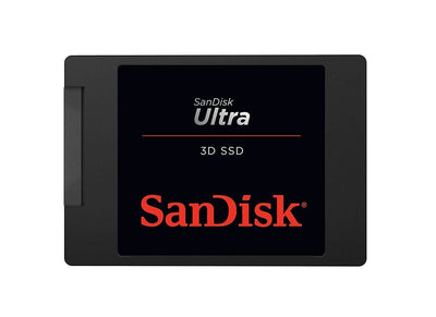 SanDisk Ultra 3D SSD 250GB hard drive up to 550MBs Read 525MBs Write