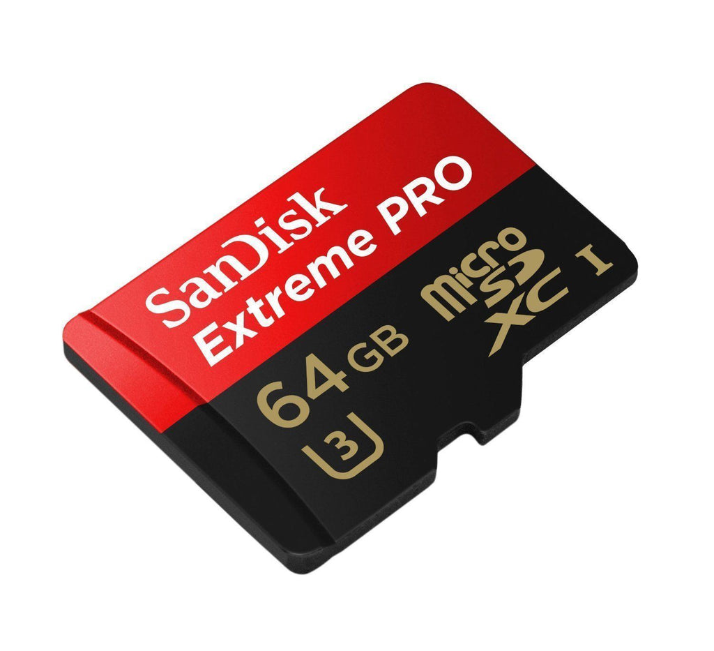 SanDisk Extreme Pro micro SD XC 64GB Class 10 U3 95 MB/s For Go Pro Hero / Dashcam