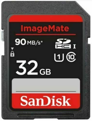 SanDisk ImageMate 32GB SDXC 90mb/s SD memory card